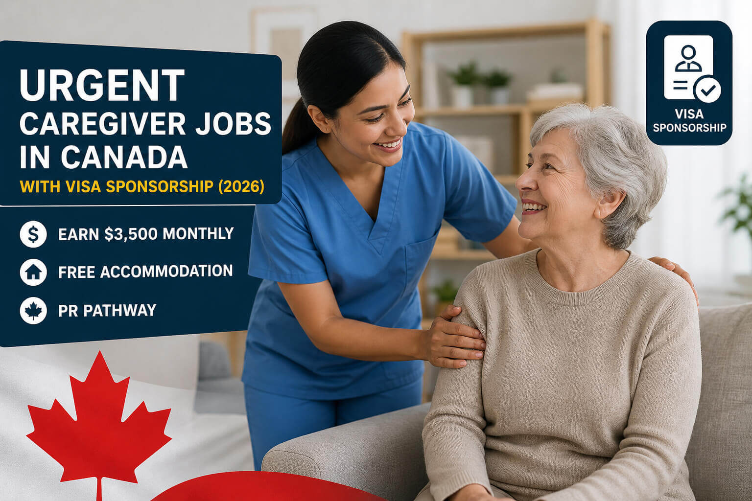 Caregiver Jobs in Canada with Visa Sponsorship