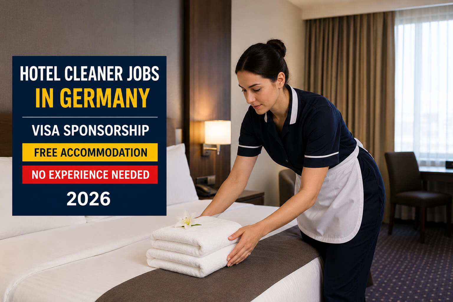Hotel Cleaner Jobs in Germany With Visa Sponsorship