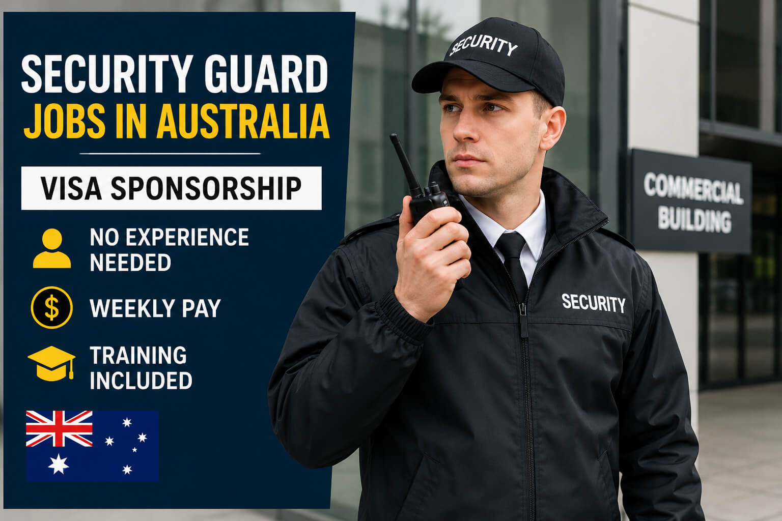 Security Guard Jobs in Australia With Visa Sponsorship